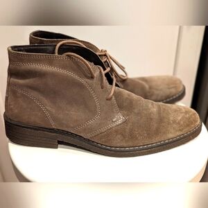 1901 Men's Suede Leather Lace-Up Chukka Shoes Size 10